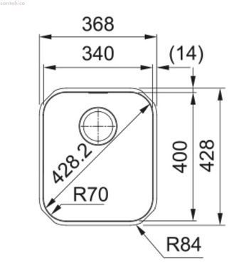 Кухонная мойка Franke AMX 110-34 122.0739.540