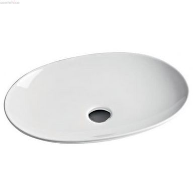 Умывальник керамический 60 см Artceram La Fontana, white glossy (LFL001 01; 00)