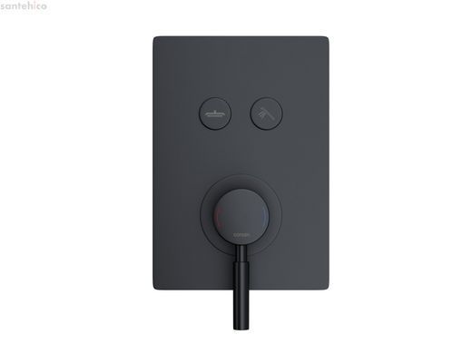 Душевой гарнитур скрытого монтажа Corsan CMZ066MBL BLACK + BOX черный 646987