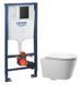 Інсталяція Grohe Solido 3 в 1 з чорною матовою клавішою 388112430 + Унітаз підвісний Koller Pool Mio Tornado 1811560198 із сидінням Soft Close