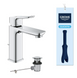 Змішувач для раковини Grohe Dice хром 1018320000 з донним клапаном