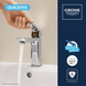 Змішувач для раковини Grohe Dice хром 1018320000 з донним клапаном