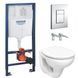 Инсталляция Grohe Rapid SL 38772001 комплект 4 в 1 + Унитаз подвесной Kolo Idol M1310000U