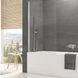 Шторка на ванну San Swiss Ocelia 80x140 (Профіль - хром, скло - прозоре) OCEB10805007