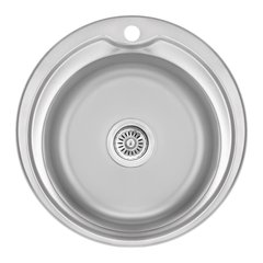 Кухонна мийка Lidz 510-D Micro Decor 0,8 мм (LIDZ510DEC)