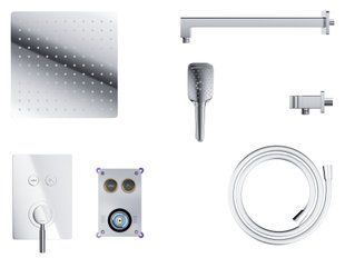 Душевой гарнитур скрытого монтажа Corsan CMZ068MCH CHROM + BOX хром 647007