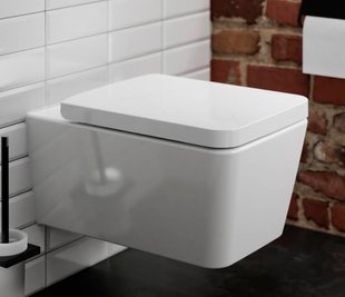 Унітаз підвісний Hansgrohe EluPura Q AquaFall Flush 60194450 із сидінням Soft Close