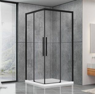 Душевая кабина Dusel DL194B Black Matt 90x90