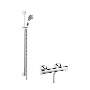 Hansgrohe внешнего монтажа с термостатом 90 см с 3 режимами Ecostat 27080000