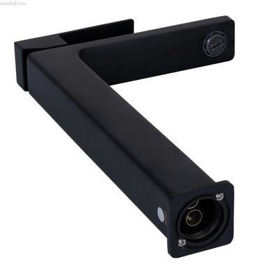 Змішувач для раковини Qtap Gemini чорний матовий QTGEM269BLM45678