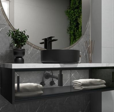 Сифон для раковины Koller Pool черный матовый 1049520648