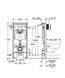 Комплект инсталляция Grohe Rapid SL 38772001 + Унитаз подвесной Duravit D-Code Rimless (с крышкой SoftClose) 45700900A1