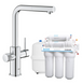Смеситель для кухни Grohe Blue Pure Minta хром MO55030601 с фильтром обратного осмоса Ecosoft