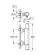 Термостат для душу Grohe QuickFix Precision Start Black 345942430