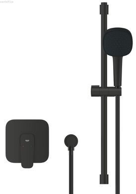 Душова система прихованого монтажу Grohe Cubeo Tempesta 110 чорний матовий 1053352430