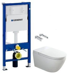 Інсталяція Geberit Duofix 458.103.00.1 + Унітаз підвісний Koer TB-0101 Smart KR6117 з функцією біде