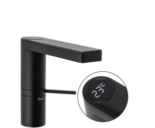 Змішувач для раковини (умивальника) REA AMAR LCD BLACK чорний низький REA-B2065