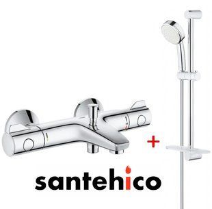 Смеситель для ванны Grohe Grohtherm 800 хром 34567000 + Душевой гарнитур Grohe New Tempesta Cosmopolitan 26083002