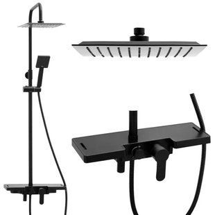 Душевая система Yoka Oslo 25 черный матовый BP.OSLO-25-BLK