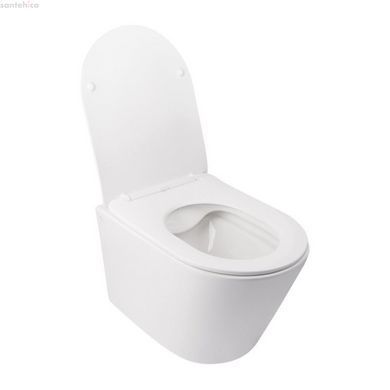 Інсталяція Geberit Duofix 458.103.00.1 з чорною клавішею Delta 51 + Унітаз підвісний Qtap Swan WHI 5178 QT16335178W з сидінням Soft-close