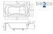 Ванна акрилова Besco Aria 160x70 #WAA-160-PA