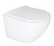 Інсталяція Qtap Nest UNI QT0233M370 з клавішею хром глянцевий + Унітаз підвісний Qtap Jay Ultra Quiet QT07335177W з сидінням Soft Close