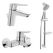 Набір змішувачів VitrA Solid S 3 в 1 хром 88-A49298