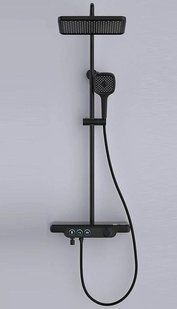 Душевая система DUSEL POUR Black 239307000