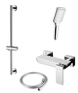 Душевой гарнитур Corsan CHROME со штангой CMZ057MCH