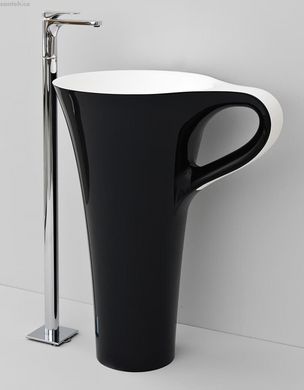 Кам'яна раковина 70 см Artceram Cup, black (OSL004 01; 50)