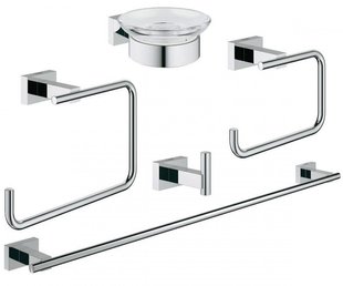 Набір аксесуарів 5 в 1 Grohe ESSENTIALS CUBE 40758001