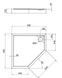 Душовий піддон Qtap Diamond 90x90 DIAMOND309912