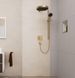 Душовий гарнітур Hansgrohe Rainfinity 130 3jet S Puro шліфована бронза 28743990