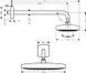 Hansgrohe Raindance Select E 300 2jet верхний душ,&frac12;&acute;, с держателем 390 мм Hansgrohe Raindance Select 27385000