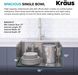 Кухонна мийка KWU111-17 нижнього монтажу, WORKSTATION