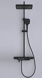Душевая система DUSEL POUR Black Smart 241307000