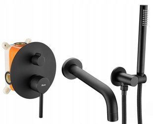 Змішувач для ванни REA LUNGO BLACK + BOX чорний REA-P6300