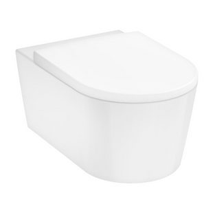 Унитаз подвесной Hansgrohe EluPura S AquaFall Flush 60193450 с сиденьям Soft Close
