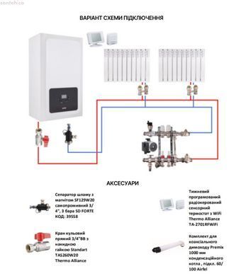 Котел двоконтурний газовий Airfel Optimum Premix 23 кВт A2CPX023EARU