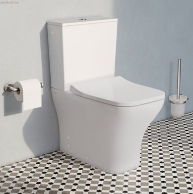 Унітаз підлоговий VitrA Mia S SmoothFlush 88-9870B003-7203 з бачком і сидінням Soft Close