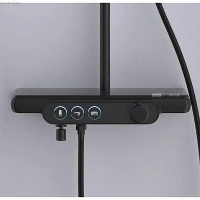 Душевая система DUSEL POUR Black Smart 241307000