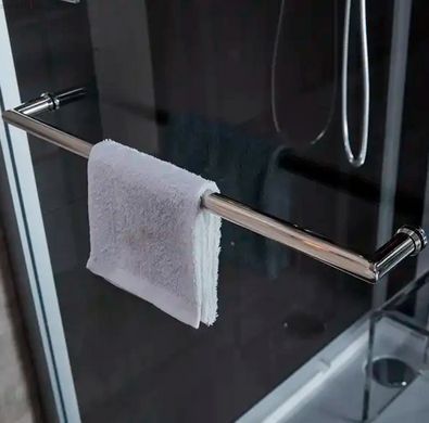 Гидромассажный паровой бокс Golston 120х80 (Профиль - черный, стекло - прозрачное) G-U692B левосторонний