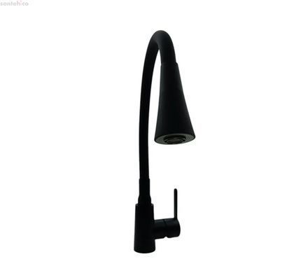 Смеситель для кухни Fabiano FKM 73 SS Velvet Black черный 8232.401.1856