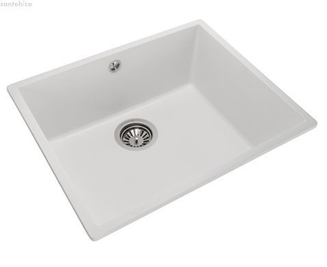 Кухонна мийка GRANADO Under top L White gr3505