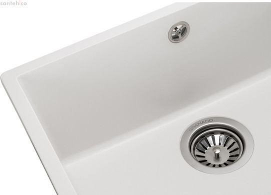 Кухонна мийка GRANADO Under top L White gr3505