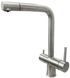Змішувач для кухні Fabiano FKM 3116 P SS Inox нержавіюча сталь 8231.401.0766 під фільтровану воду
