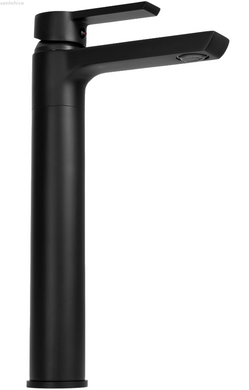 Смеситель для раковины (умывальника) REA ARGUS BLACK черный высокий REA-B6211
