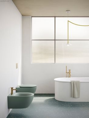 Унитаз подвесной Catalano Sfera NewFlush зеленый матовый 0511550028 с сиденьем Soft Close