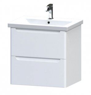 Тумба подвесная Aquarius Pola 60 08905 с раковиной Комо