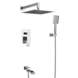 Встраиваемая душевая система GAPPO G7107, излив - переключатель на лейку, 3-функции, хром